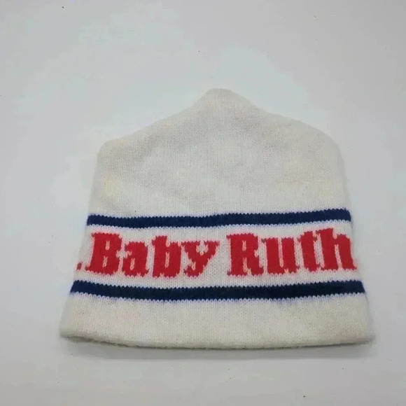 Vintage Baby Ruth knit Beanie Hat Cap Orlon Headware tag - Picture 5 of 7
